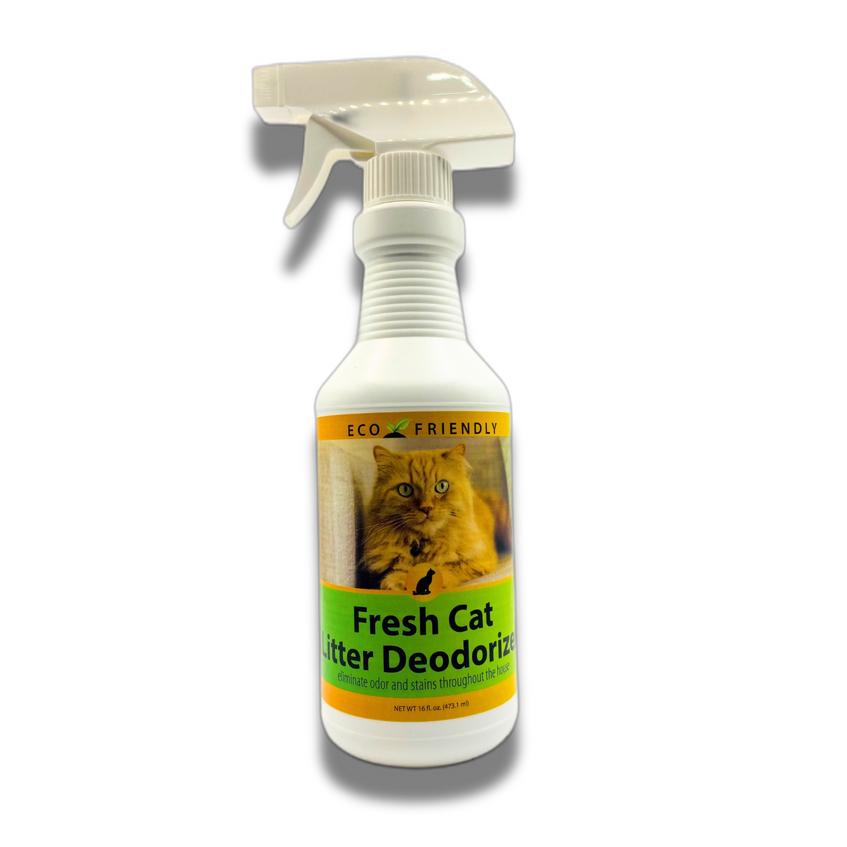 Natural Cat Litter Box Deodorizer Spray | Eliminates Ammonia Odor