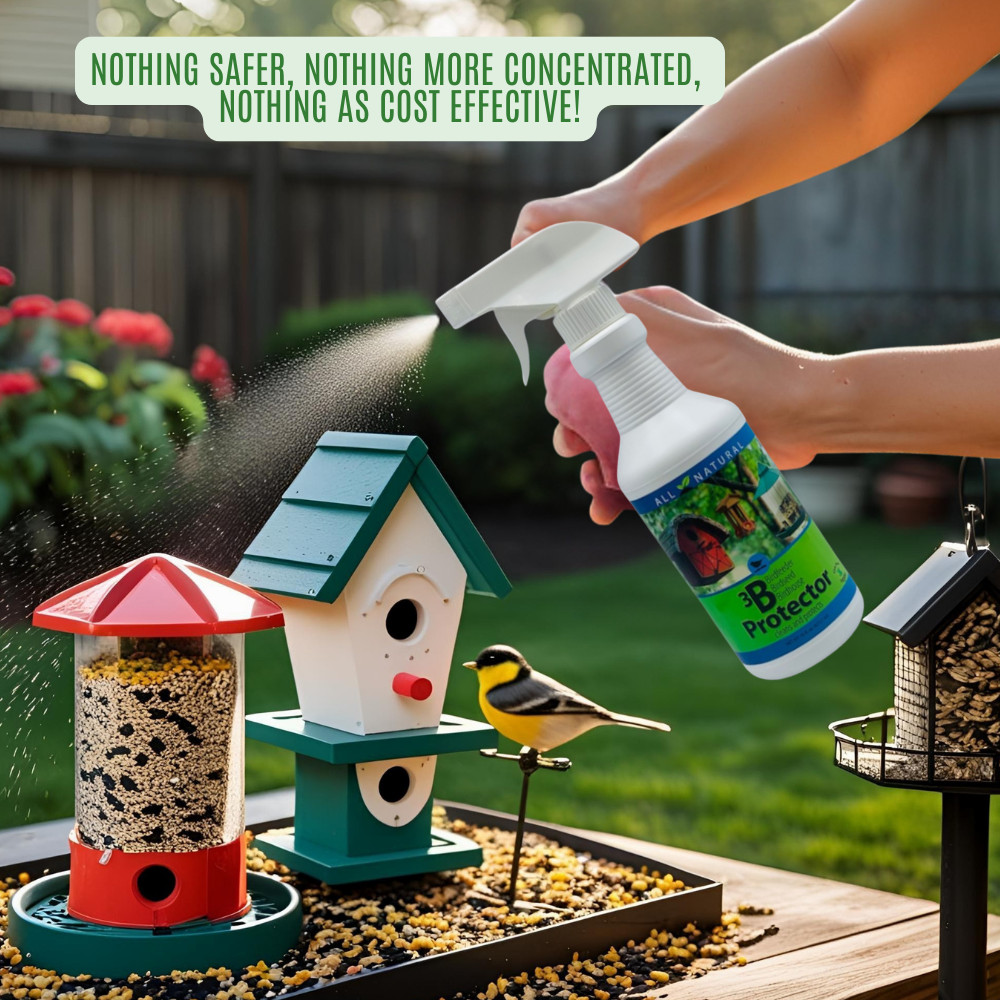 3-in-1 Bird Feeder, Seed & House Protector Spray | 3B Protector | 16 oz