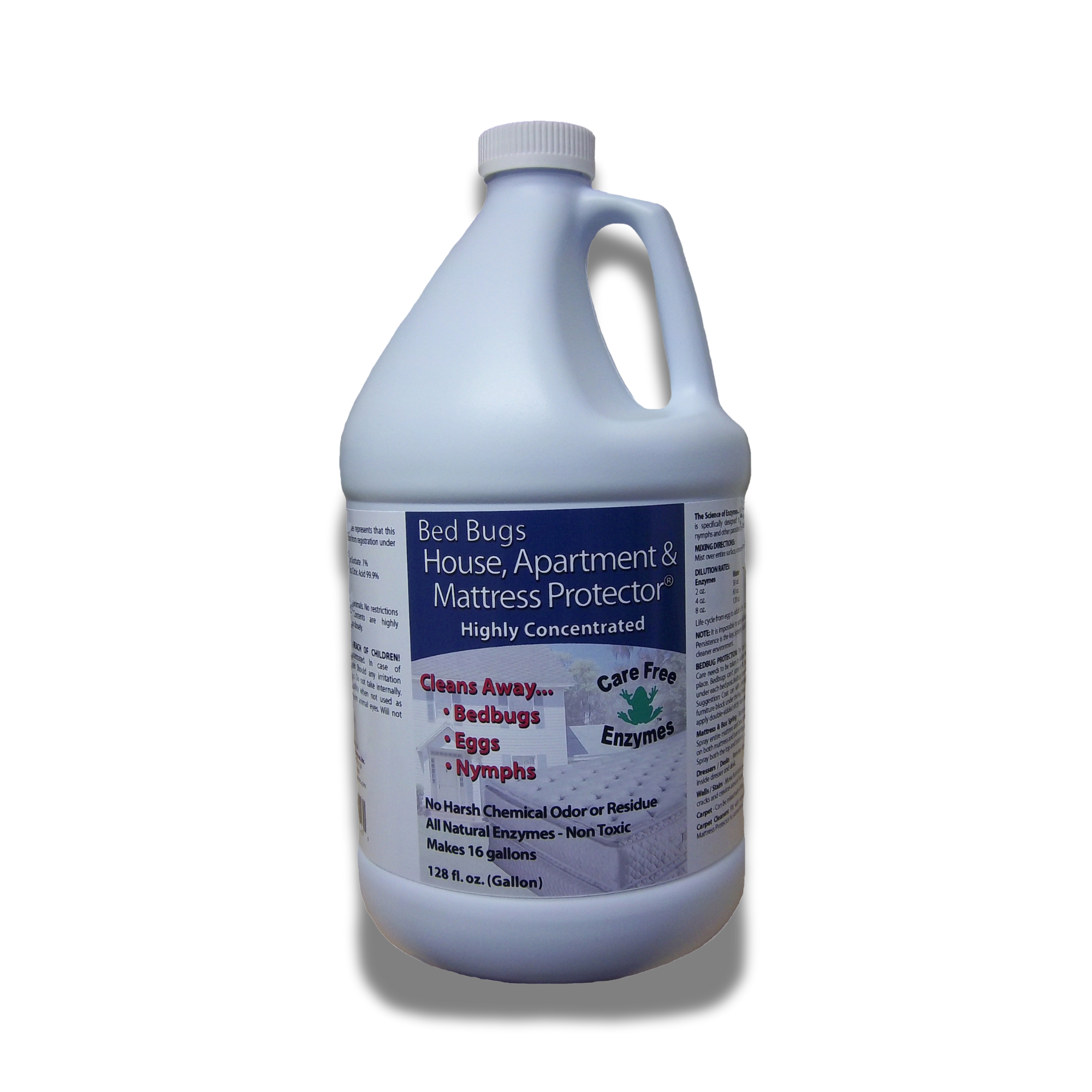 Natural Bed Bug Spray & Concentrate Refill | For Mattresses & Furniture | 16 oz, 33.9 oz, 1 Gallon