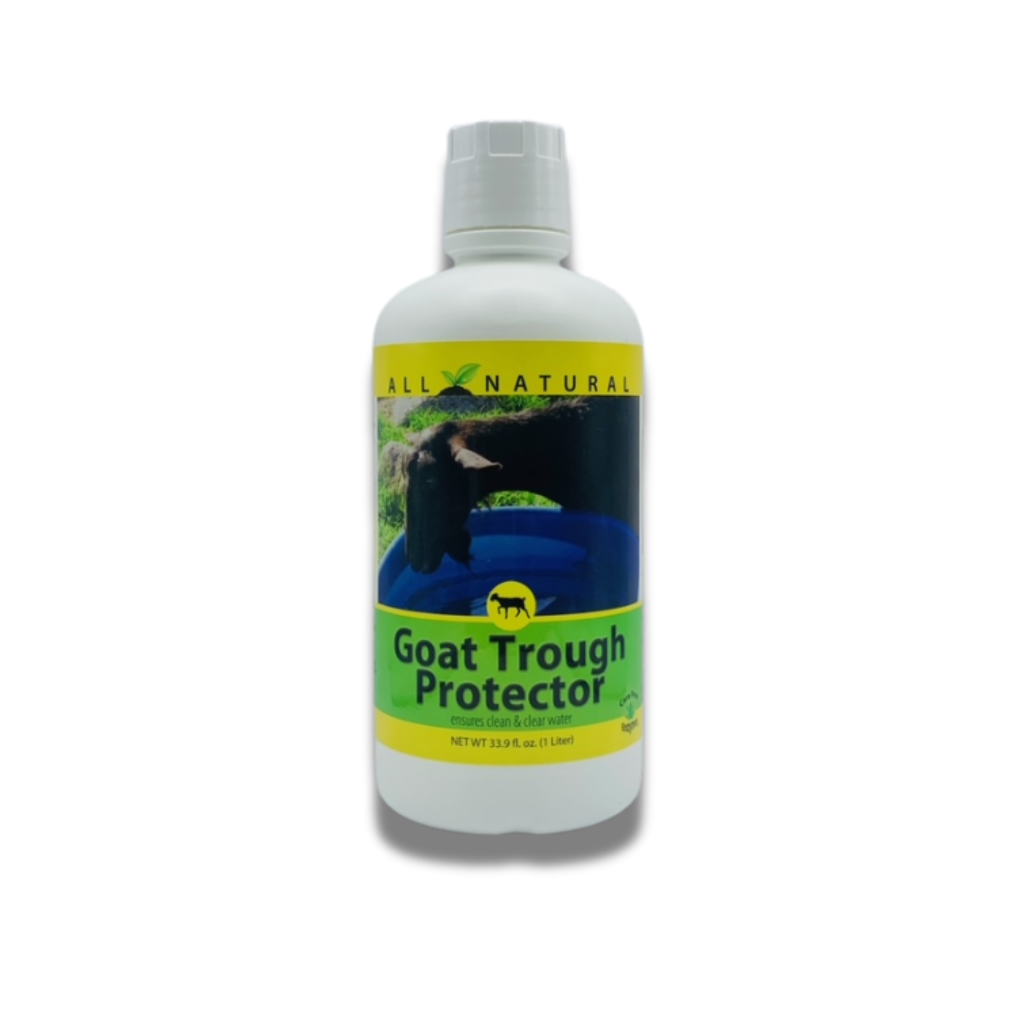 Natural Goat Water Trough Treatment | Prevents Slime & Algae | Goat Trough Protector | 33.9 oz