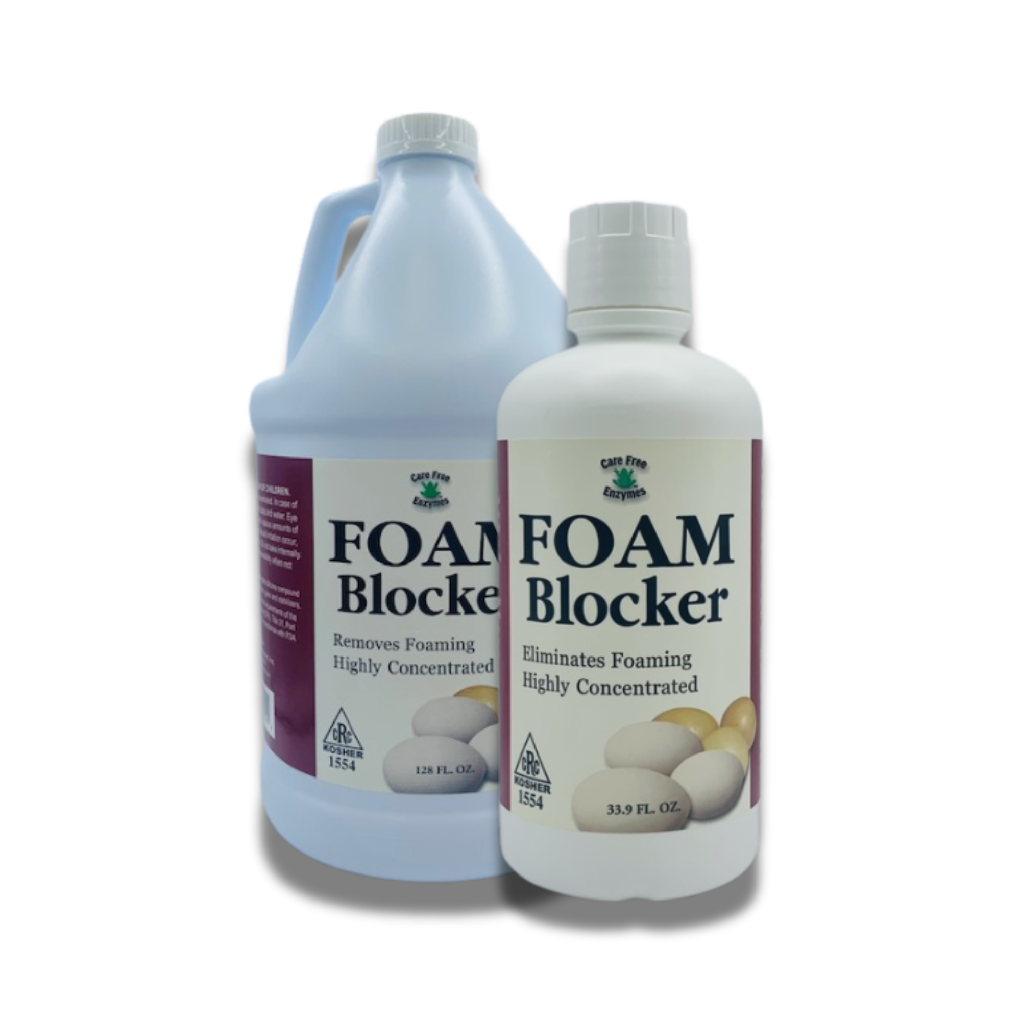 Egg Wash Defoamer & Foam Blocker | For Commercial Egg Washing Systems | 1 Gallon & 5 Gallon