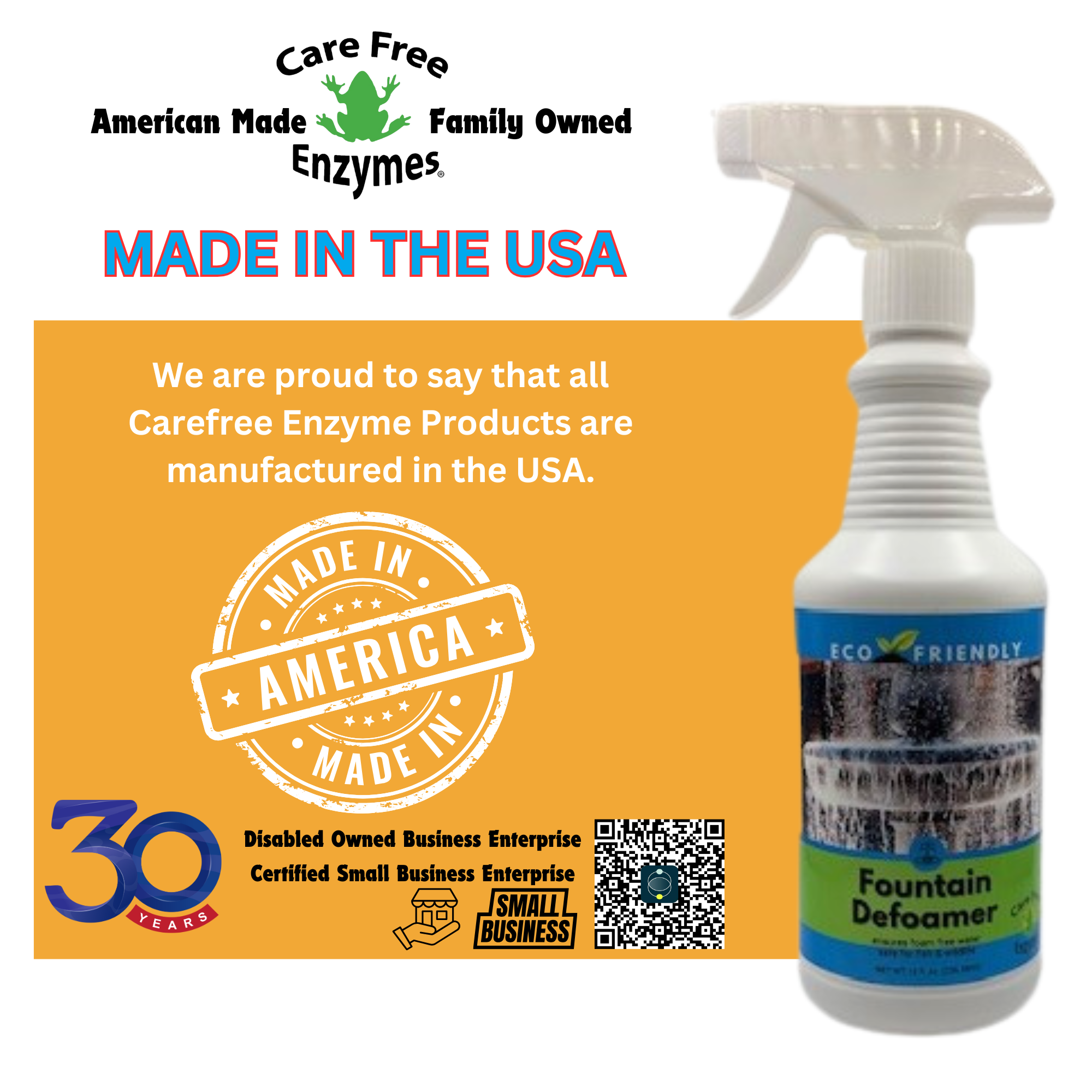 Fountain Defoamer Spray | Eliminates Foam Instantly | 16 oz