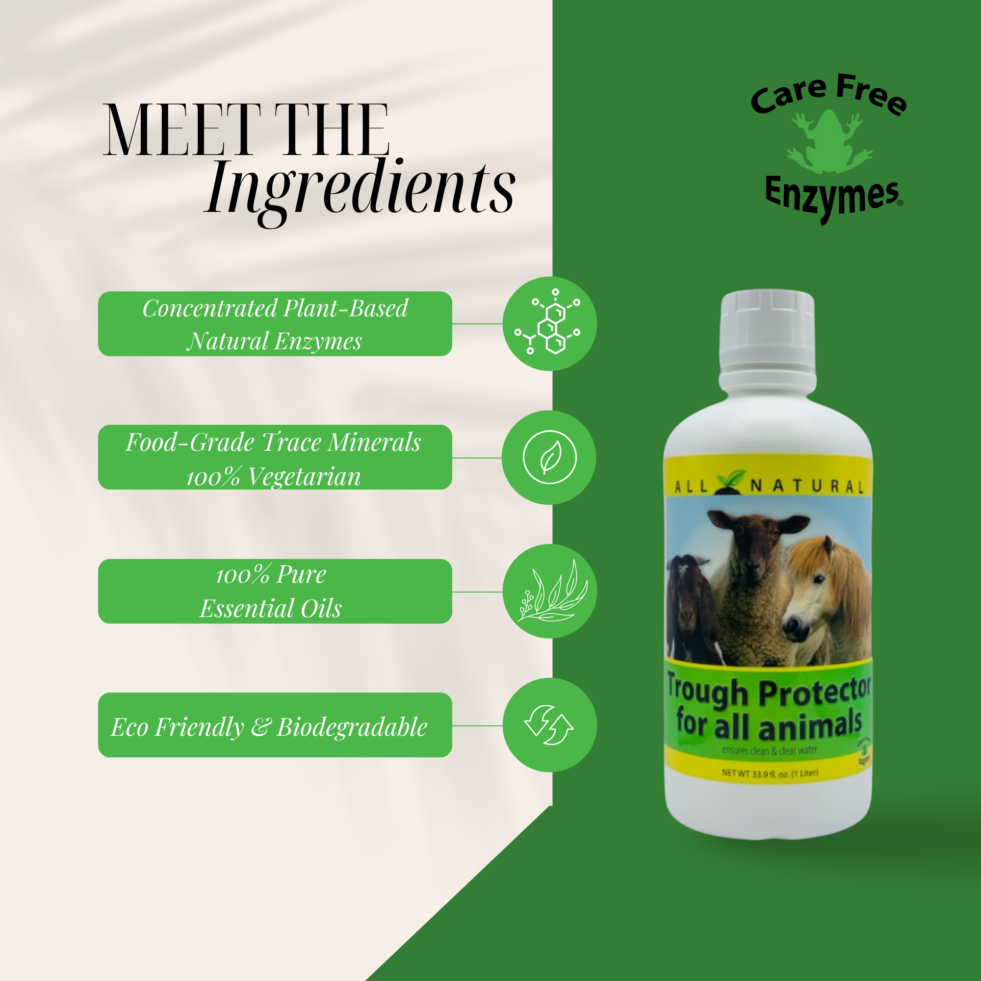 All-Stock Water Trough & Tank Cleaner | For All Livestock | Trough Protector | 33.9 oz