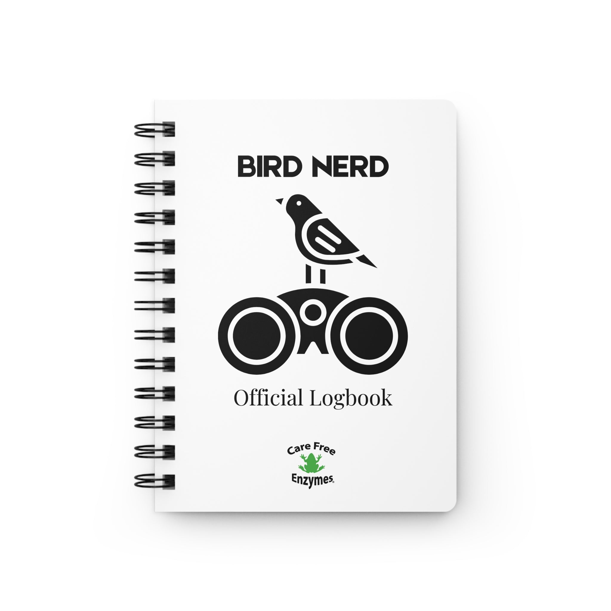 Bird Nerd Spiral Bound Journal, Nature Lover Diary, Birdwatching Logbook, Eco-Friendly Notebook, Gift for Birdwatchers, Travel Journal