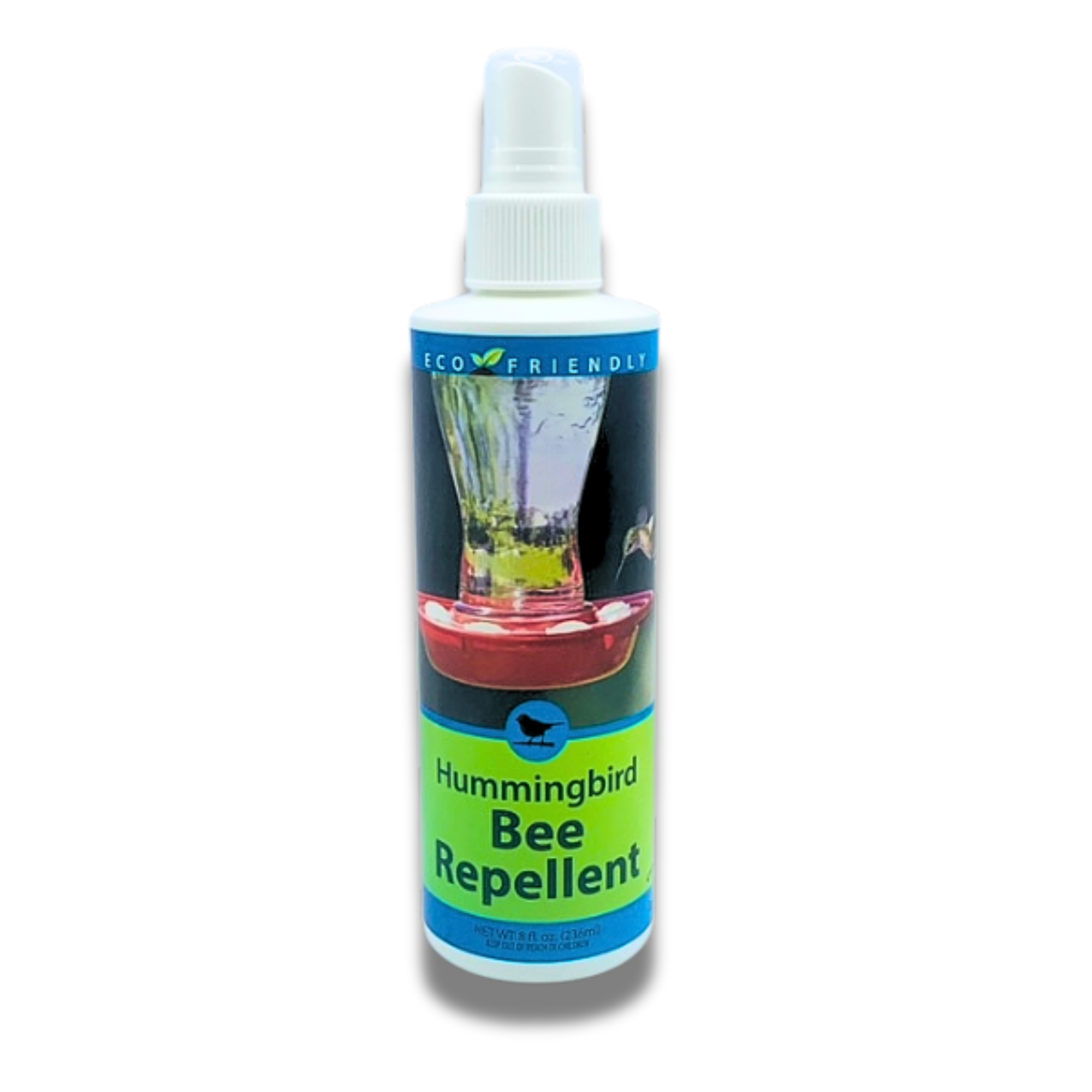 Natural Bee & Wasp Repellent for Hummingbird Feeders | Hummingbird Bee Repellent | 8 oz & 16 oz