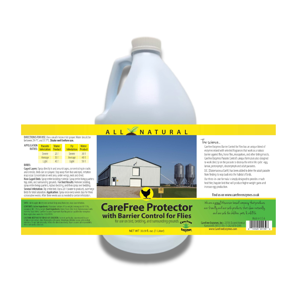 Fly Repellent Barrier Spray Concentrate | Makes Over 30 Gallons | For Horses & Livestock | 1 Gallon