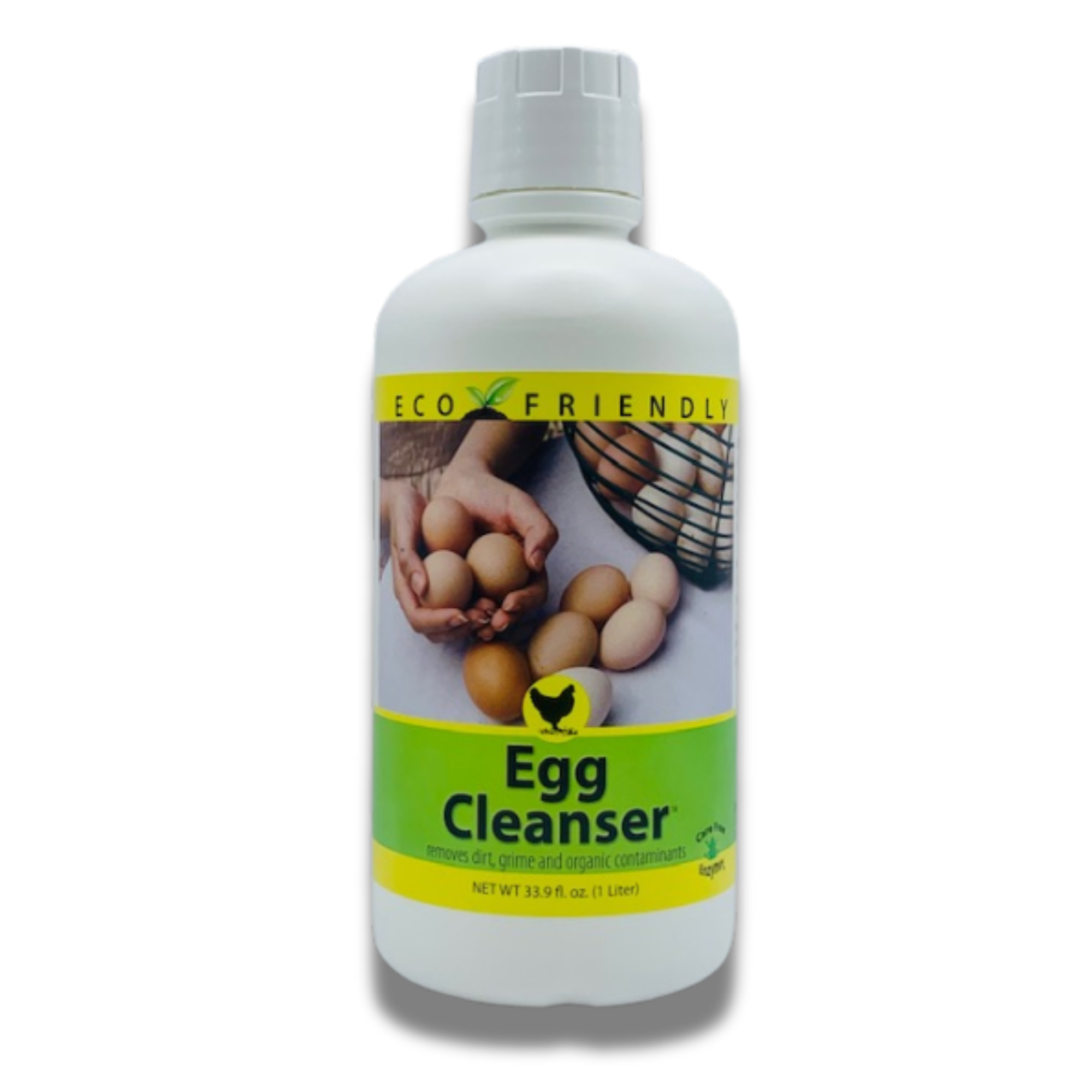 Natural Egg Cleanser & Wash | Removes Dirt & Contaminants Safely | 16 oz, 33.9 oz & 1 Gallon