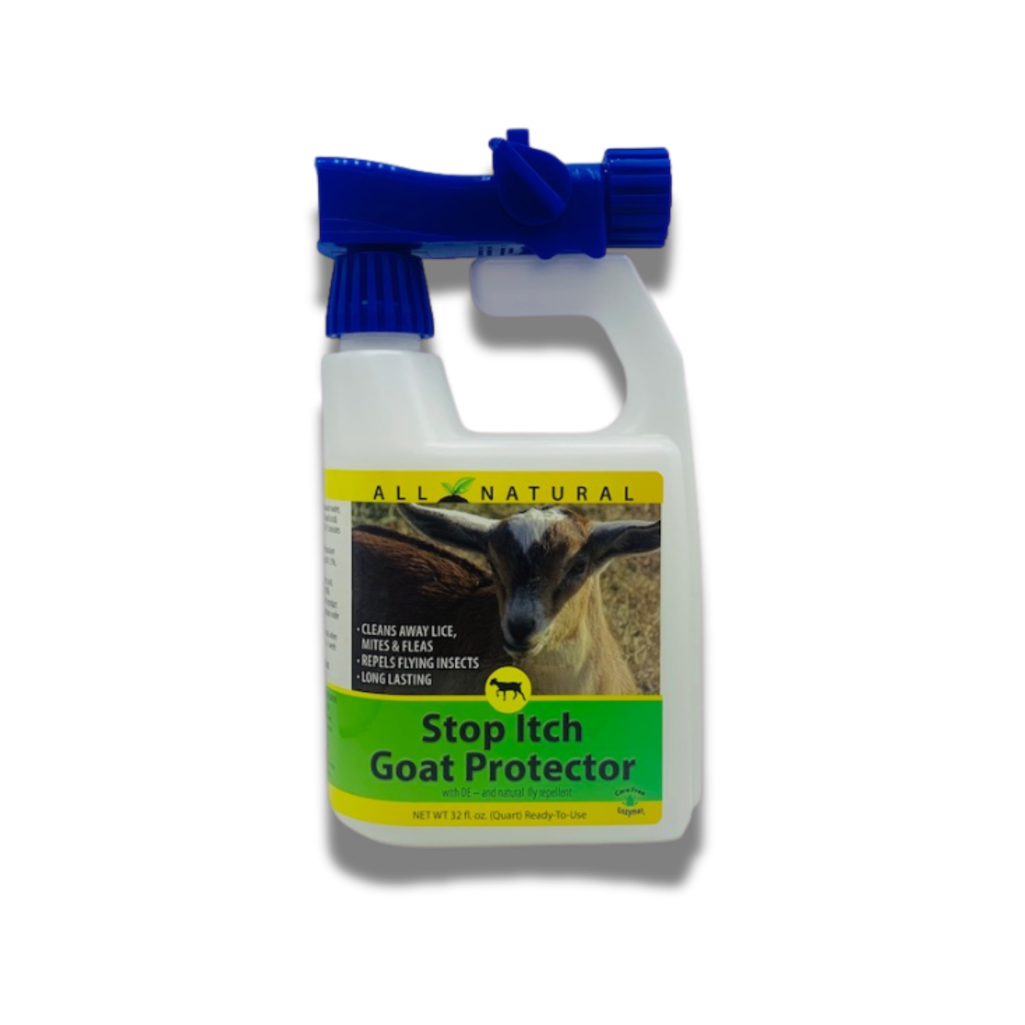 Natural Itch Relief Spray for Goats | Soothes Bites & Skin Irritations | Stop Itch Goat Protector | 32 oz & 33.9 oz