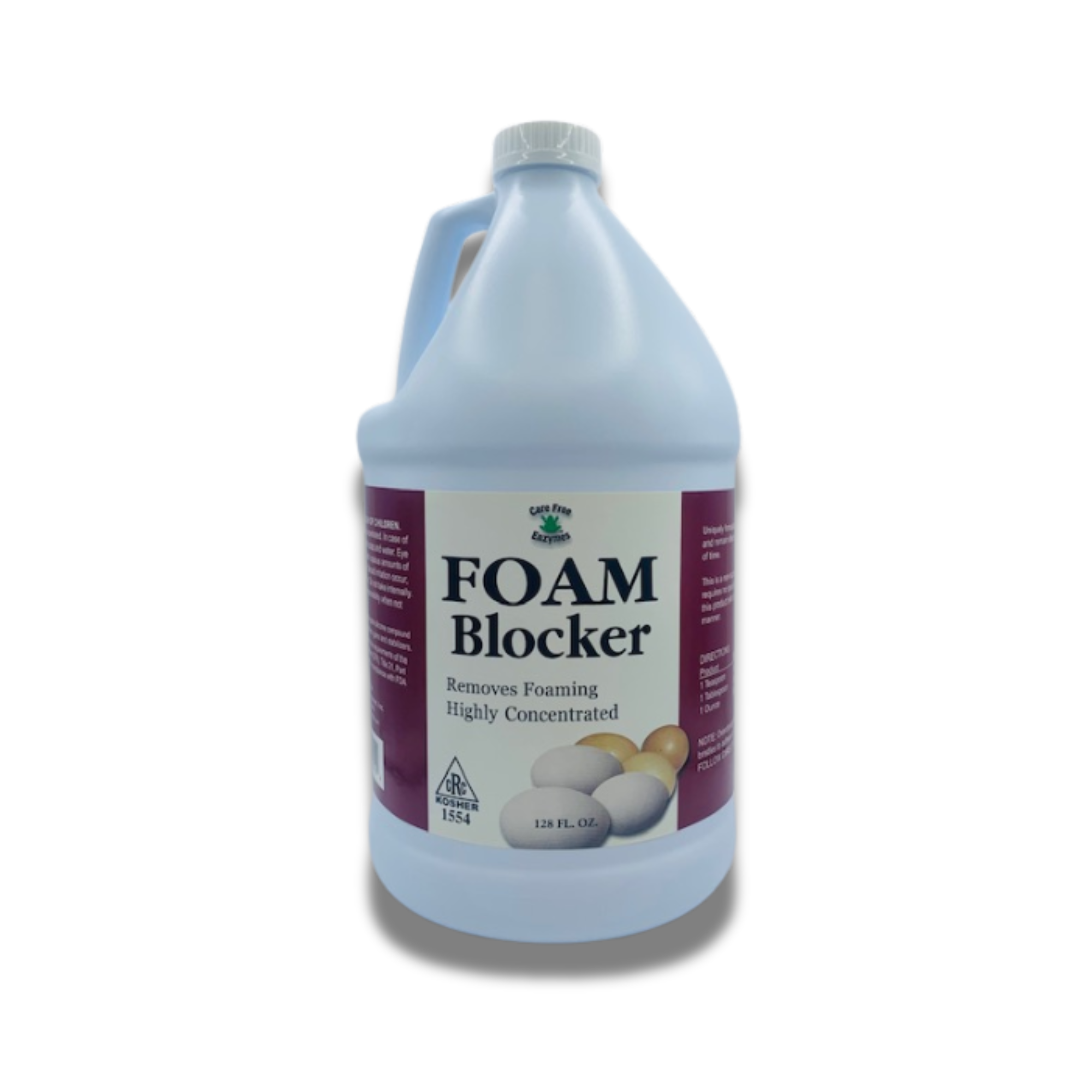 Egg Wash Defoamer & Foam Blocker | For Commercial Egg Washing Systems | 1 Gallon & 5 Gallon