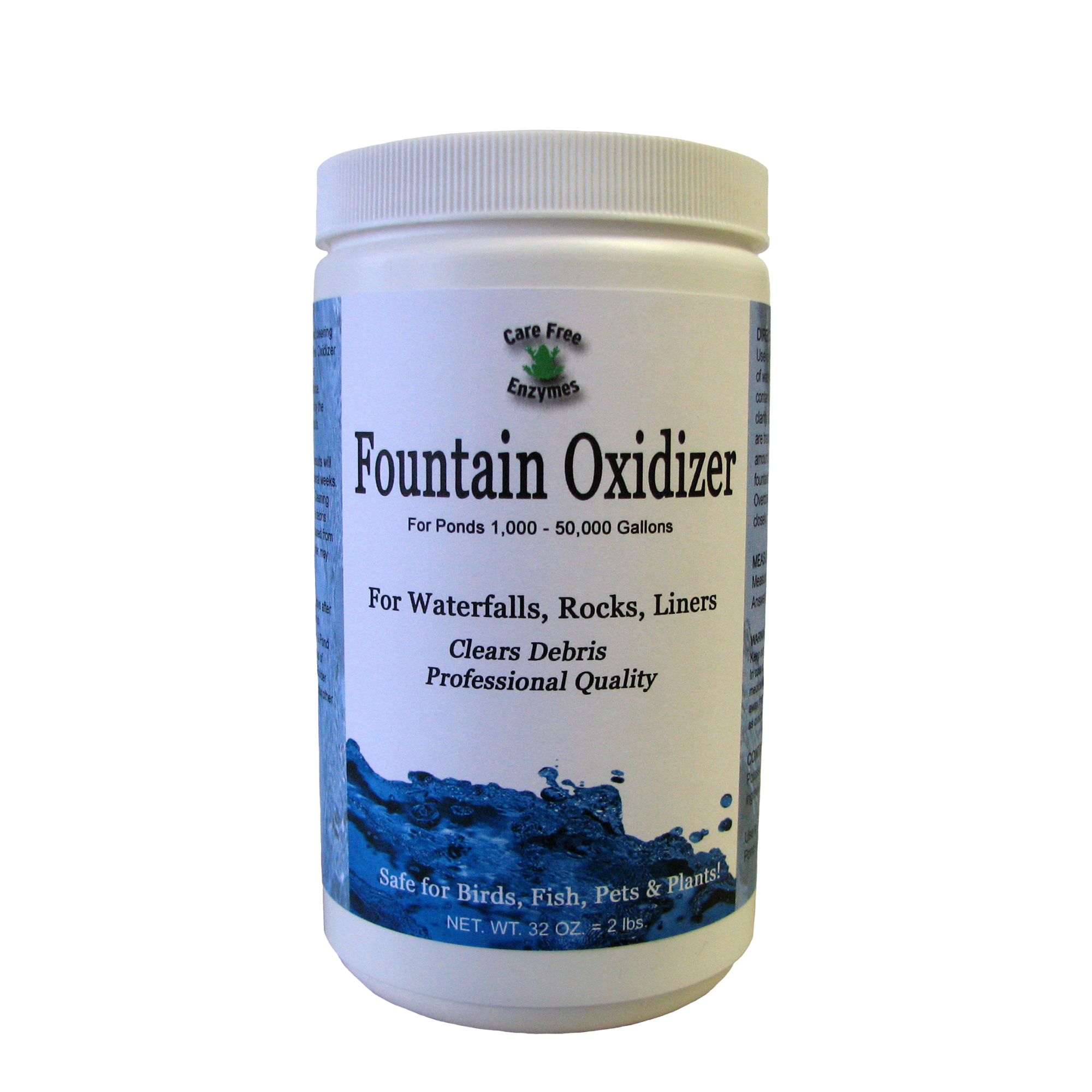 Fountain Oxidizer & Cleaner | Removes Algae, Stains & Debris | 1 lb, 2 lb & 5 lb