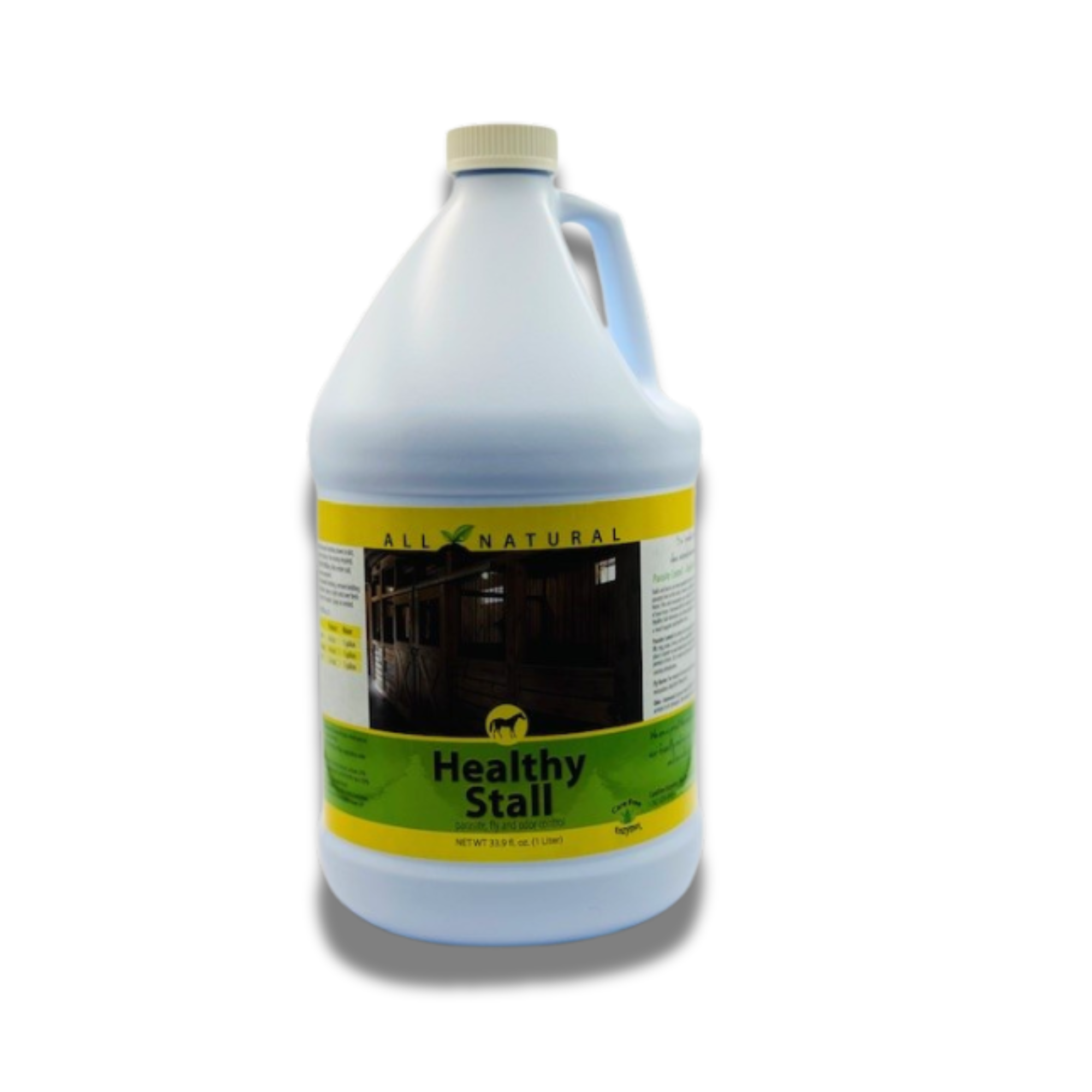 Natural Horse Stall Cleaner & Odor Eliminator | Healthy Stall | 32 oz, 33.9 oz & 1 Gallon