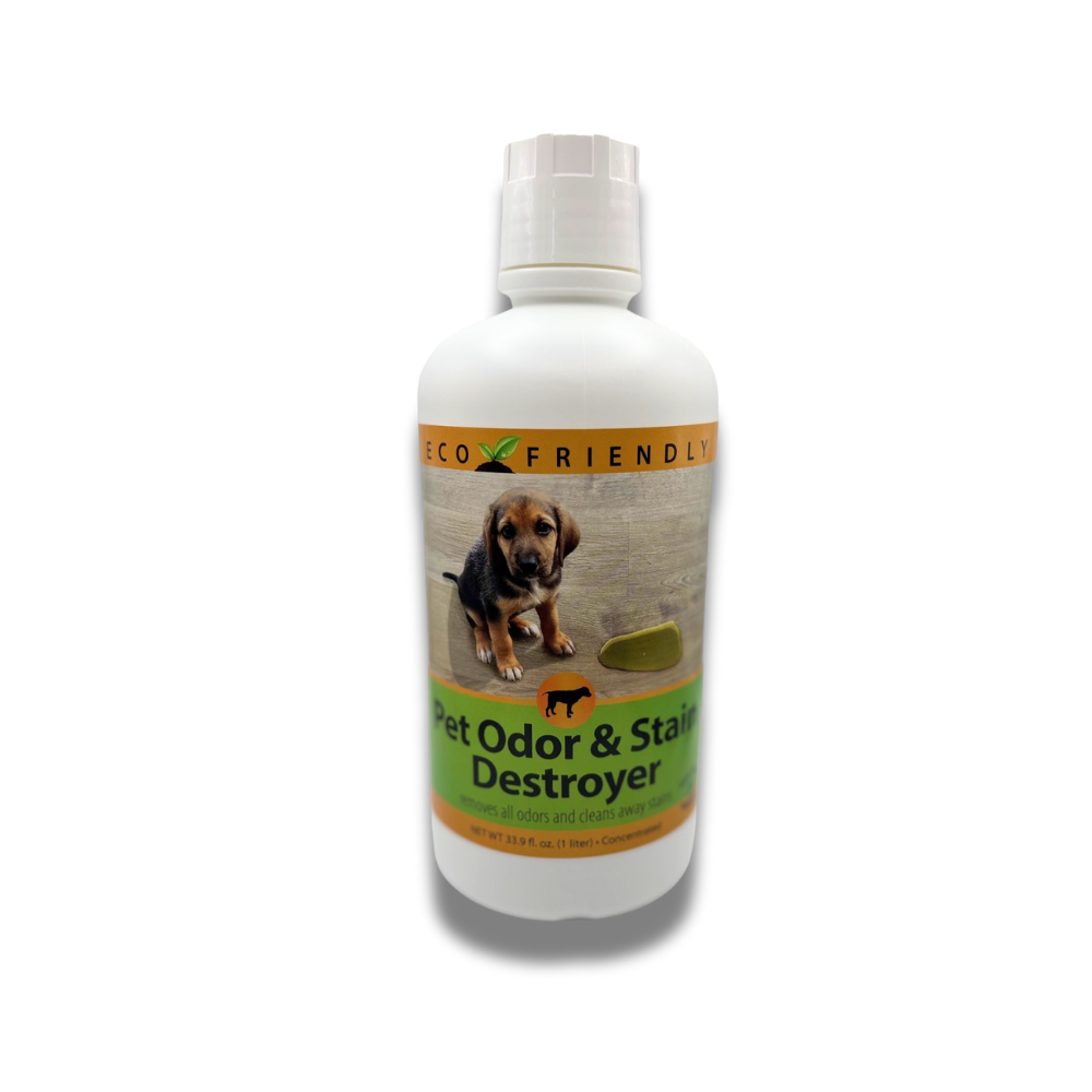Enzyme Cleaner for Pet Stains & Odors | Urine & Stain Destroyer Spray | 16 oz & 33.9 oz