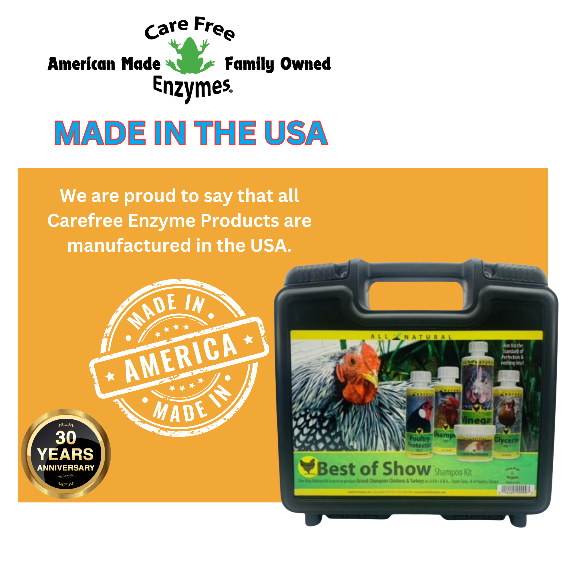 Complete Poultry Show Prep & Grooming Kit | Best of Show Kit for Chickens