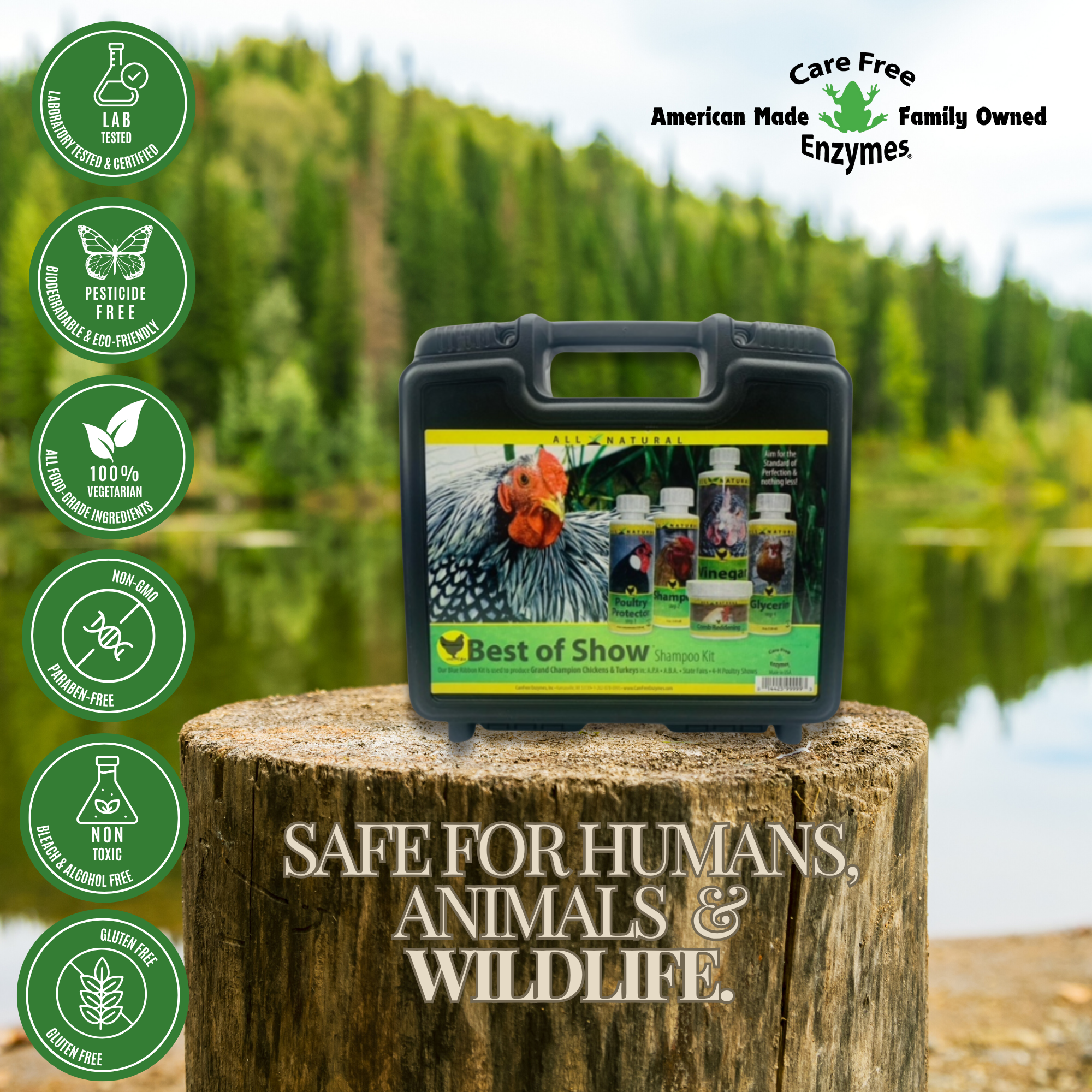 Complete Poultry Show Prep & Grooming Kit | Best of Show Kit for Chickens