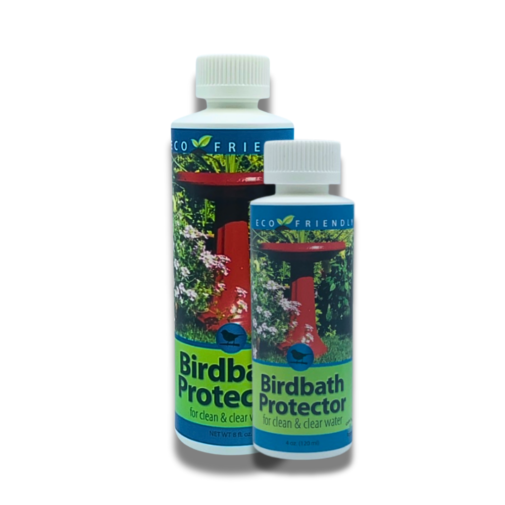 Natural Bird Bath Protector | Keeps Water Clean & Safe for Birds | 4 oz & 8 oz