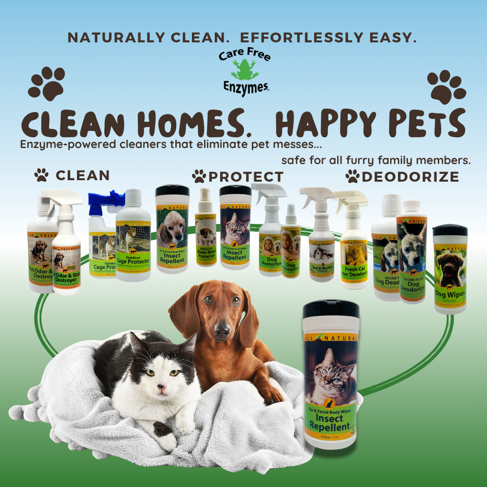 Gentle Insect Repellent Wipes for Cats | Natural Flea & Tick Protection | 40 Count