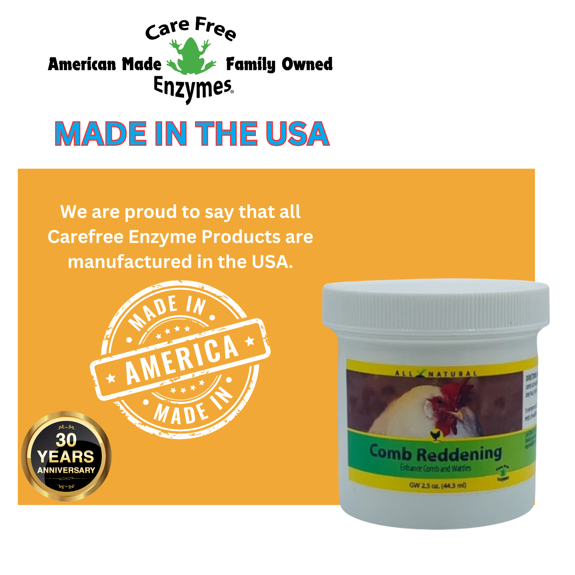 Comb & Wattle Reddening Ointment for Show Chickens | Enhances Natural Color | 2.5 oz