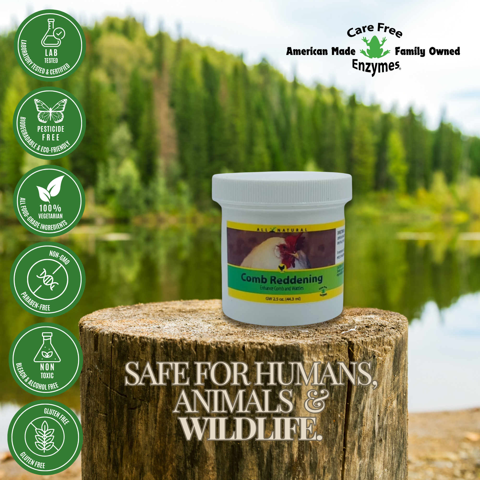 Comb & Wattle Reddening Ointment for Show Chickens | Enhances Natural Color | 2.5 oz