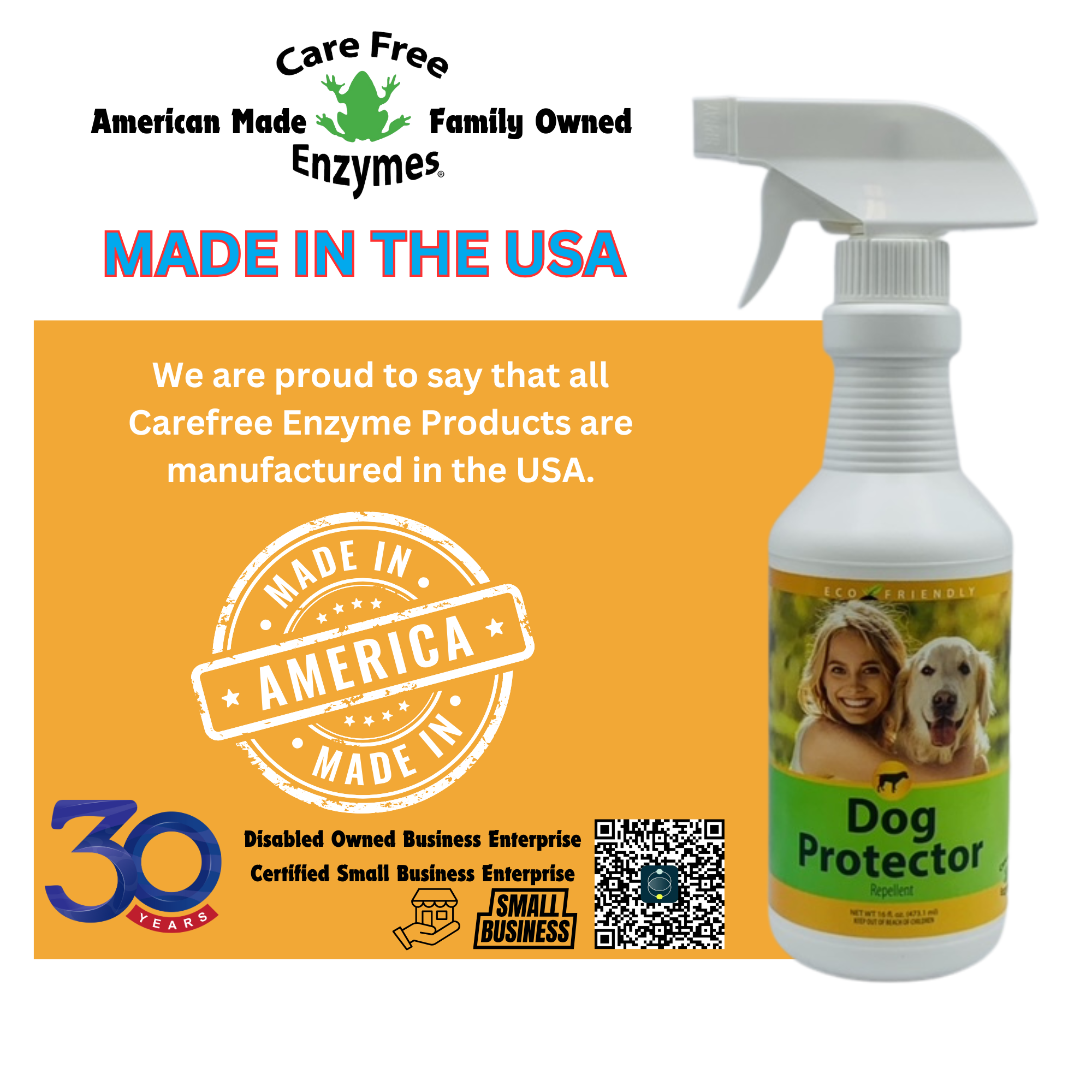 Natural Bee & Wasp Repellent for Dogs | Stinging Insect Deterrent | Dog Protector Repellent | 8 oz & 16 oz