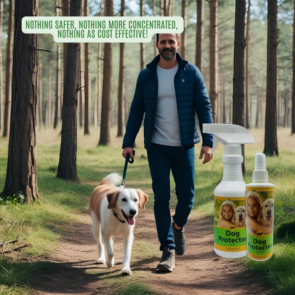 Natural Bee & Wasp Repellent for Dogs | Stinging Insect Deterrent | Dog Protector Repellent | 8 oz & 16 oz