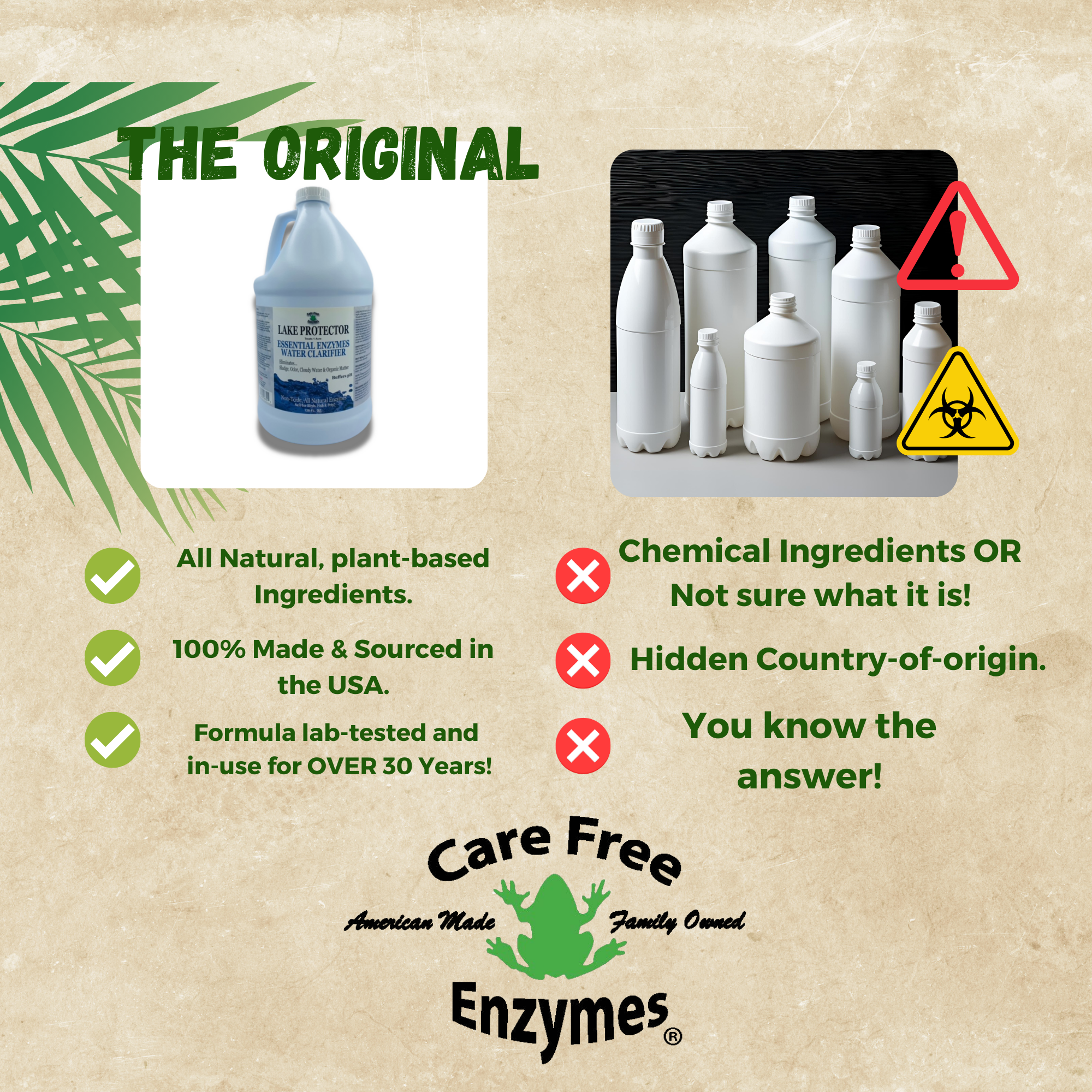 Natural Lake & Large Pond Water Clarifier | Reduces Muck & Sludge | Lake Protector | 1 Gallon