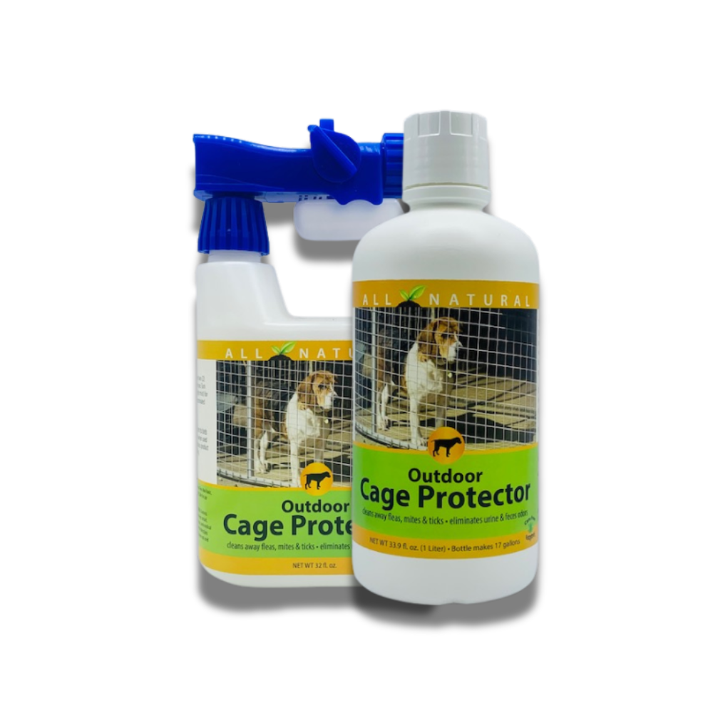 Outdoor Kennel & Cage Cleaner Concentrate | Eliminates Urine & Waste Odors | 32 oz, 33.9 oz & 1 Gallon
