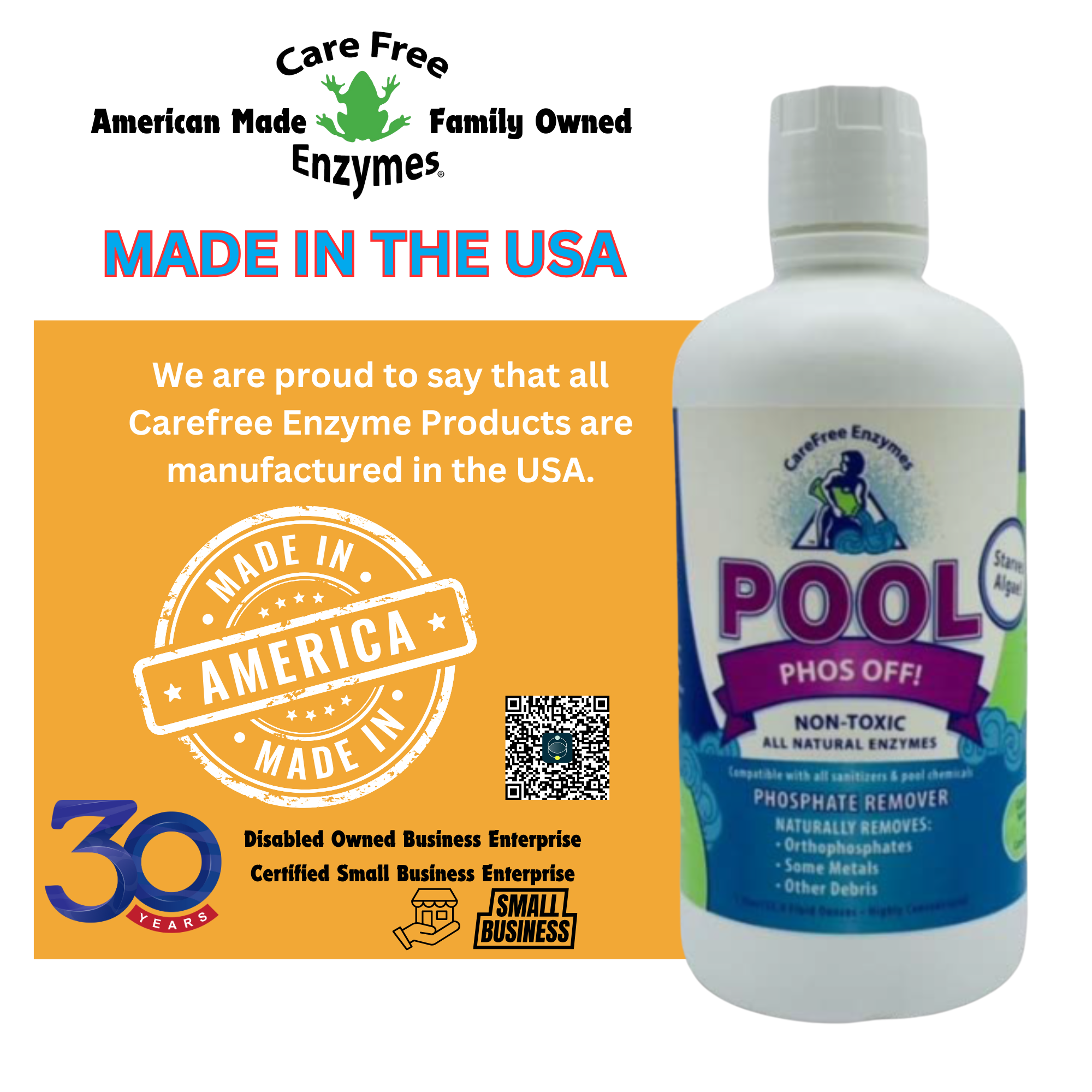 Pool Phosphate Remover | Starves Algae & Prevents Growth | Pool Phos Off | 33.9 oz