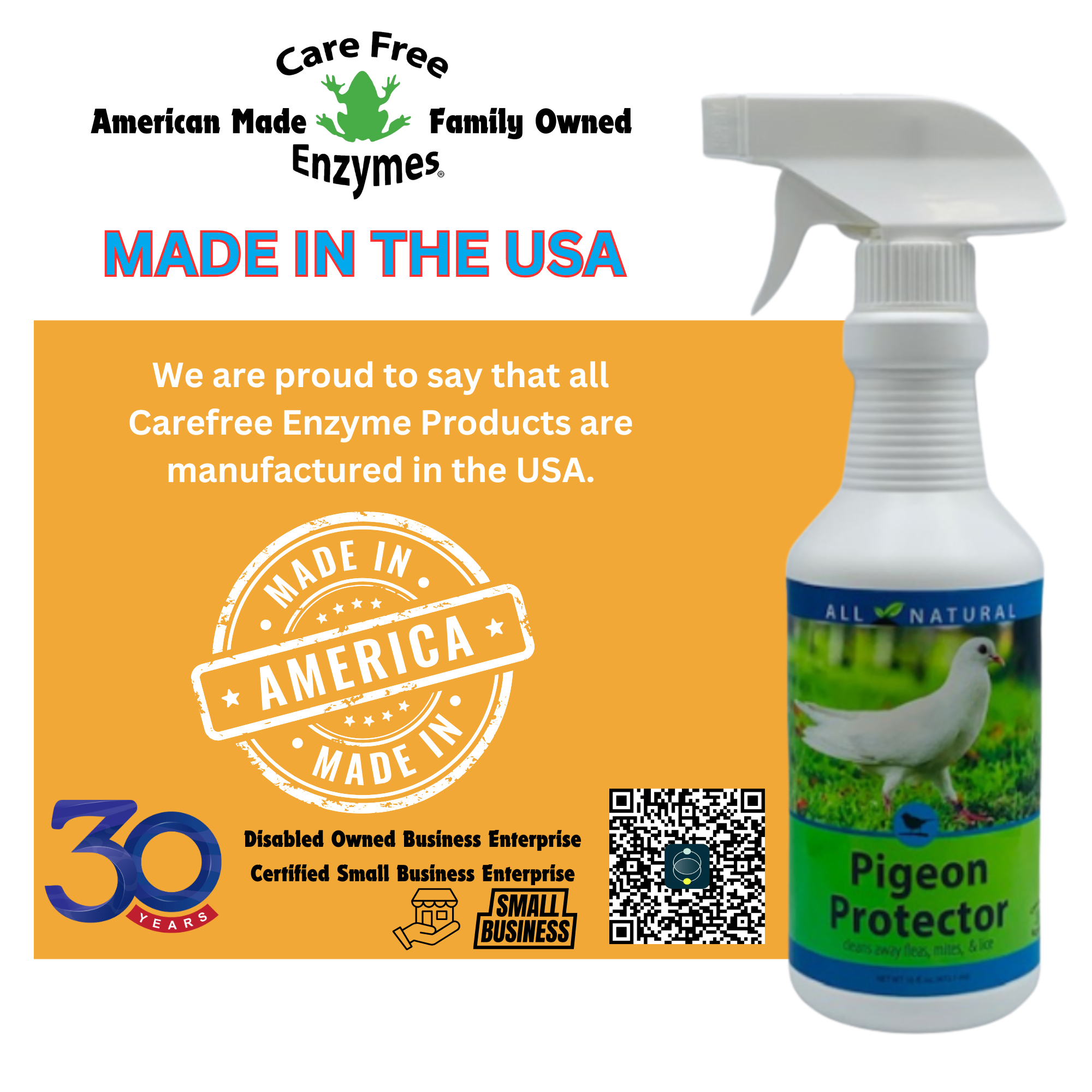 Mite & Lice Spray for Pigeons & Lofts | Pigeon Protector | 16 oz