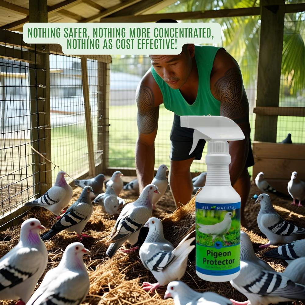 Mite & Lice Spray for Pigeons & Lofts | Pigeon Protector | 16 oz