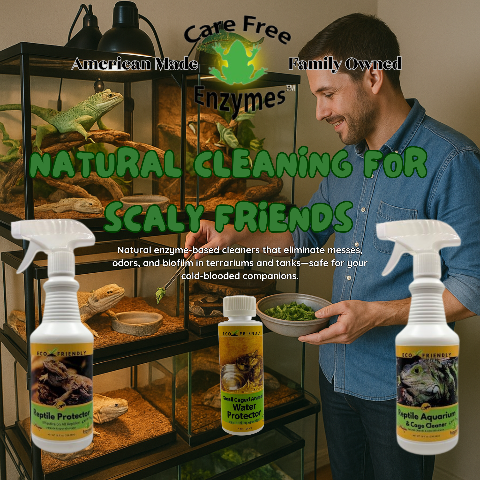 Reptile Mite & Parasite Spray | Safe for Snakes, Lizards & Terrariums ...