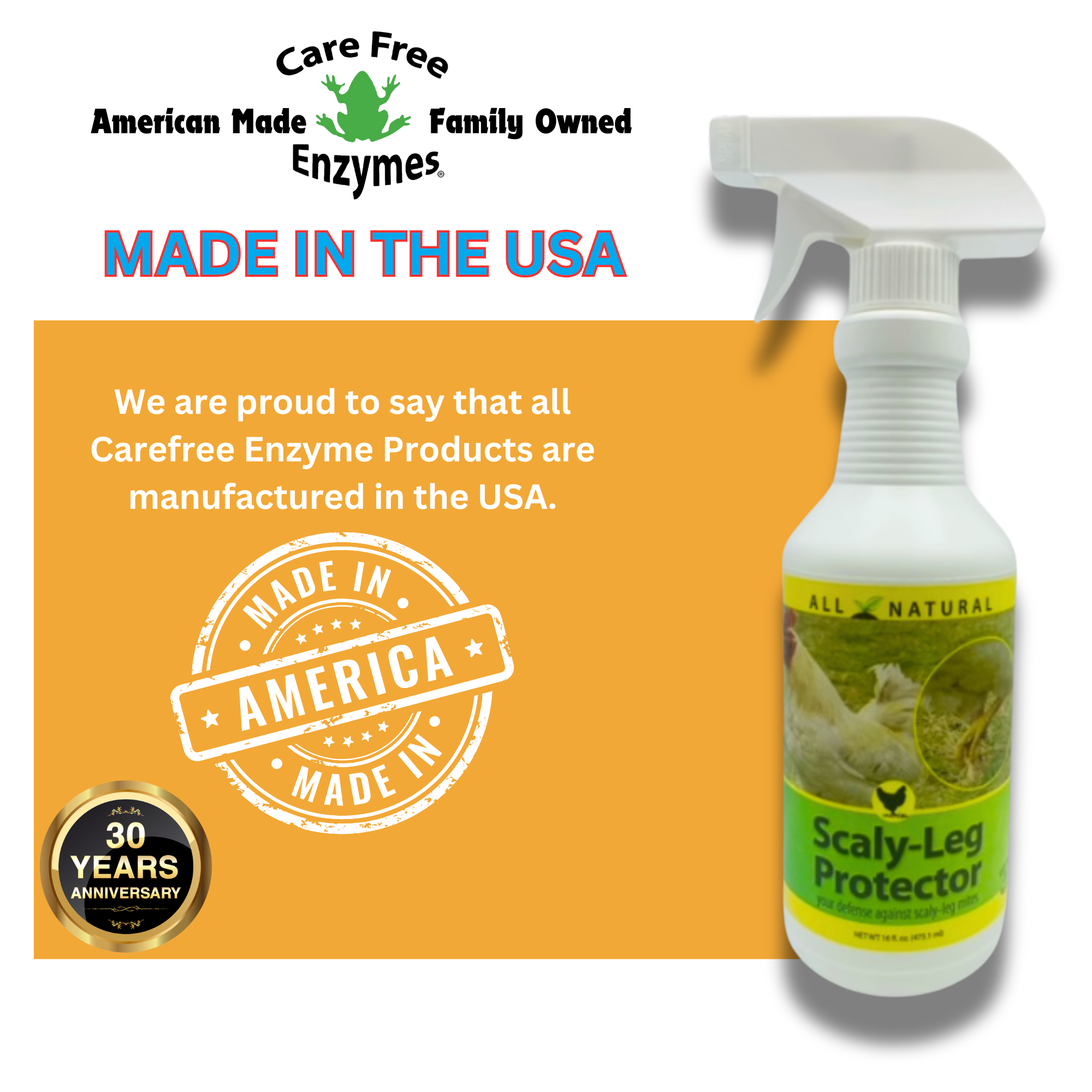 Natural Scaly Leg Mite Treatment for Chickens | Scaly-Leg Protector | 16 oz & 1 Gallon