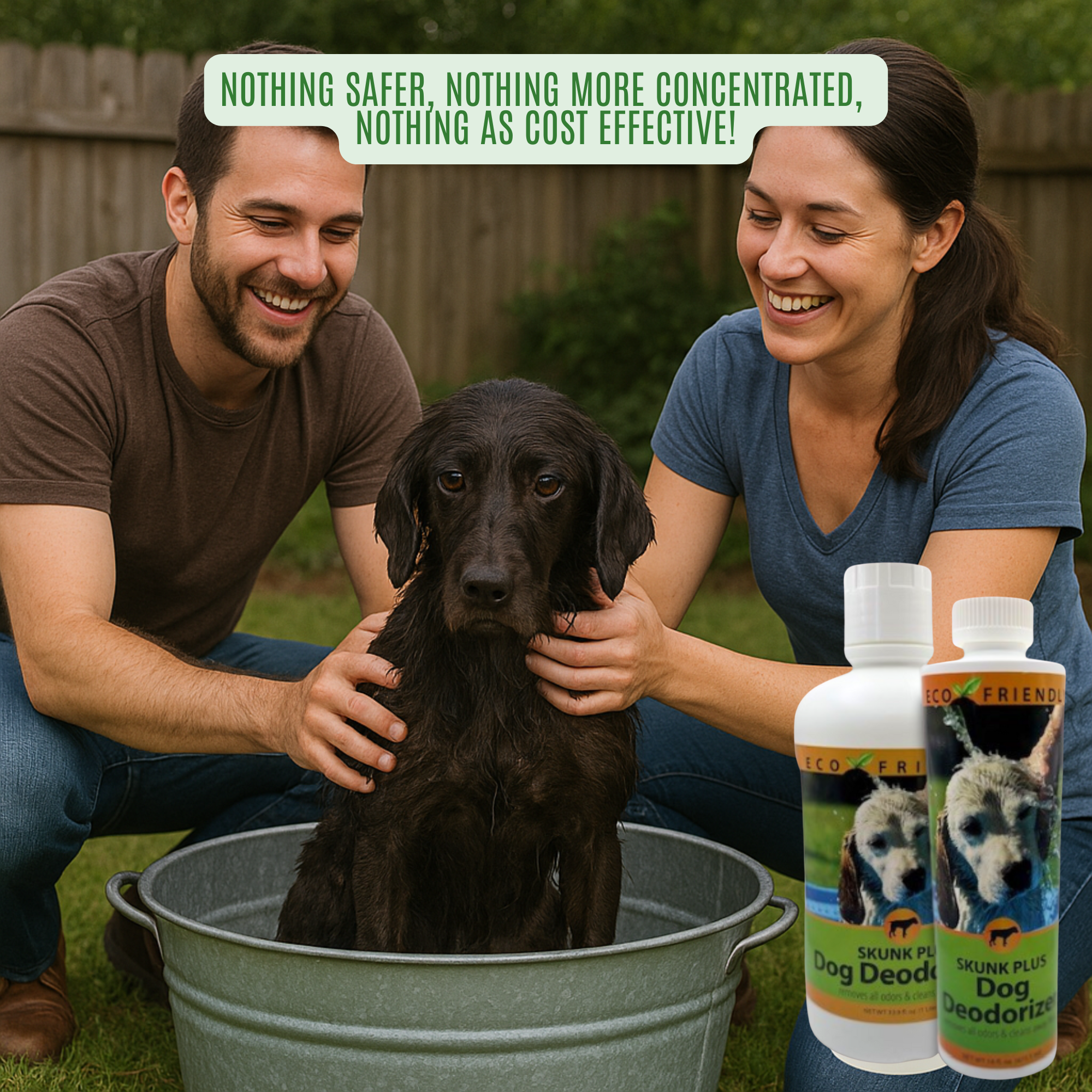 Skunk Odor Eliminator for Dogs & Cats | Skunk Plus Pet Deodorizer | 16 oz & 33.9 oz