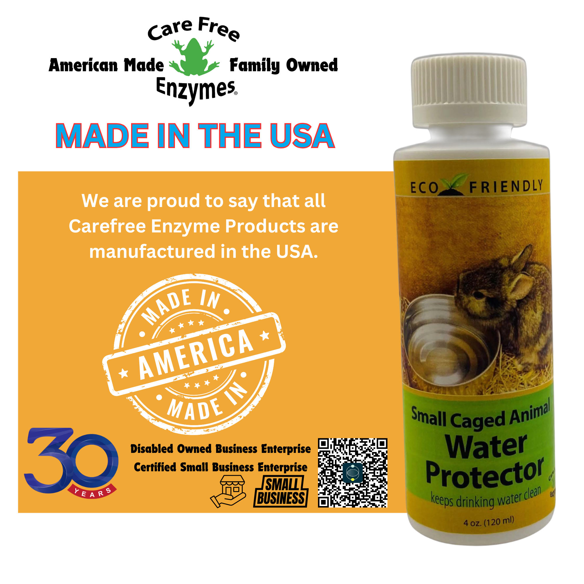 Small Animal Water Bottle Protector | Keeps Water Fresh & Slime-Free | 4 oz