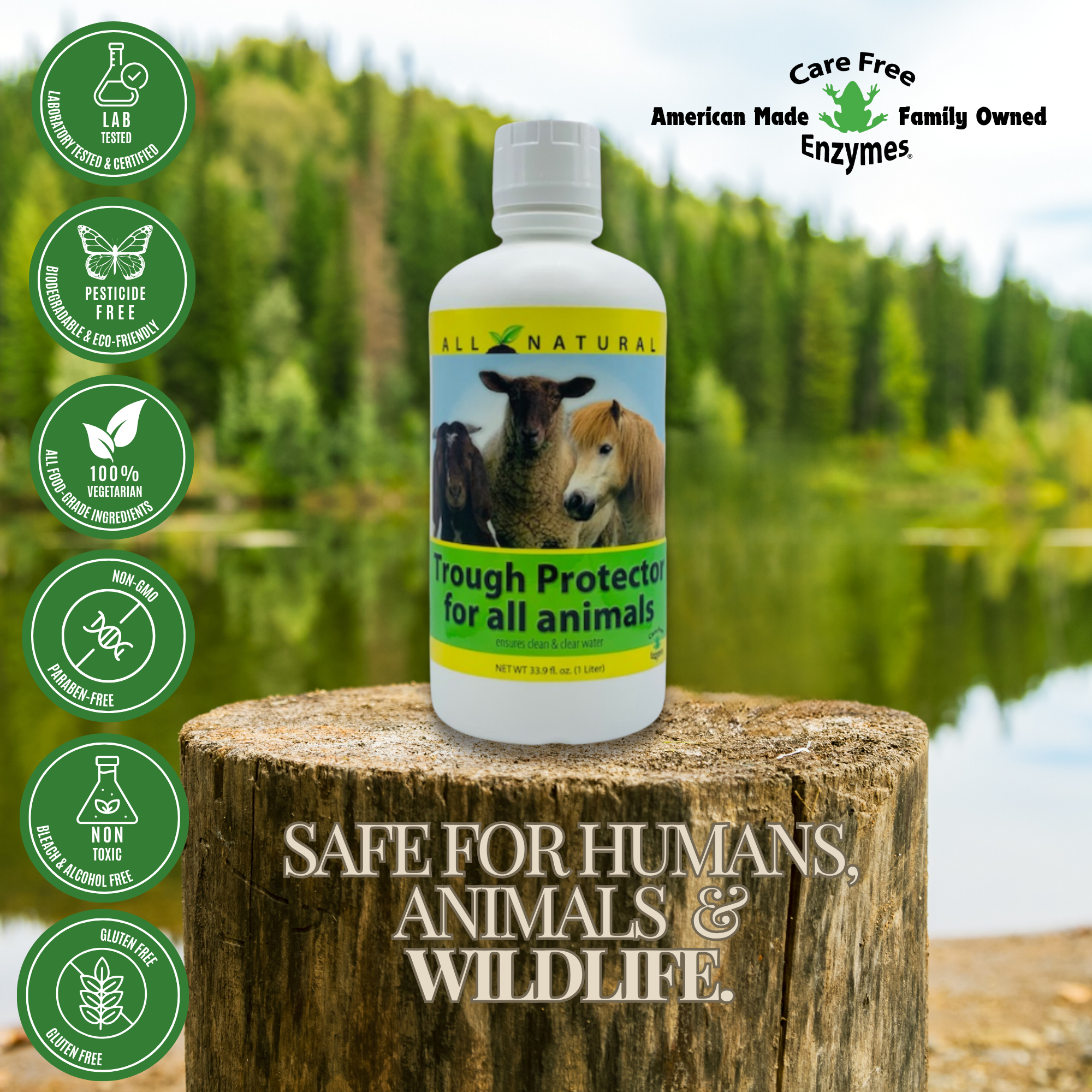 All-Stock Water Trough & Tank Cleaner | For All Livestock | Trough Protector | 33.9 oz