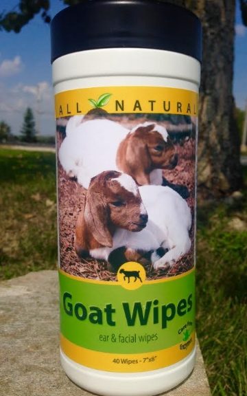 Goat Wipes ear & facial wipes