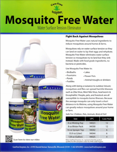 Mosquito Free Water Flyer